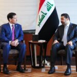 رئيس الوزراء علي فالح الزيدي ووزير الخارجية الامريكي ماركو روبيو