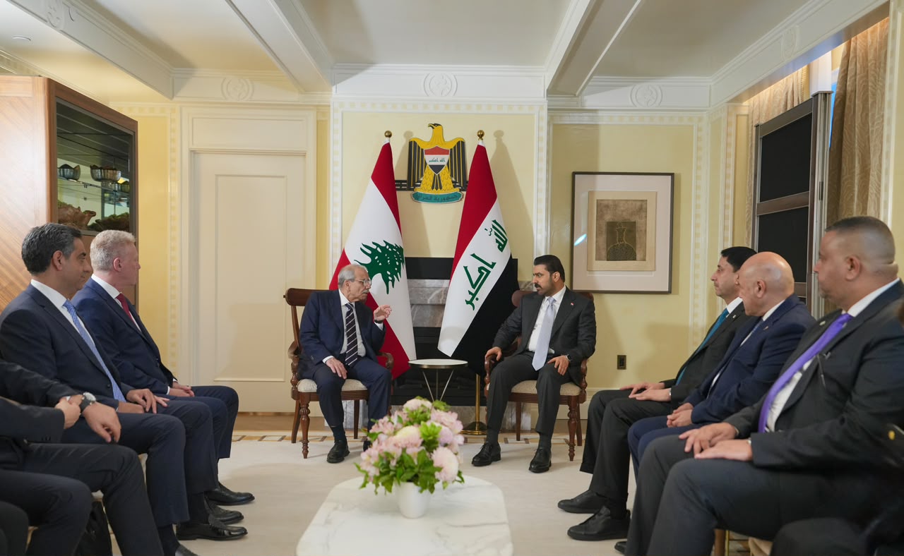الزيدي وسلام يبحثان في نيويورك مسارات التهدئة وتعزيز التعاون الاقتصادي بين العراق ولبنان